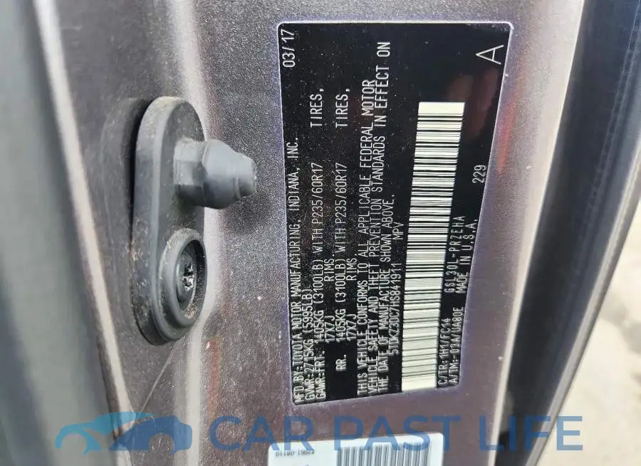 5TDKZ3DC7HS841911# 13