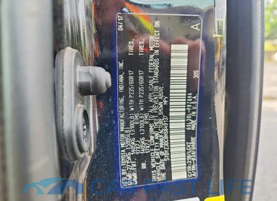 5TDYZ3DC8HS849137# 13