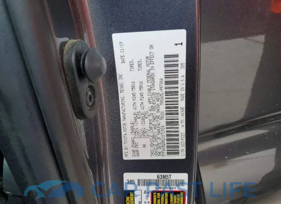 5TFAX5GN5LX171918# 12