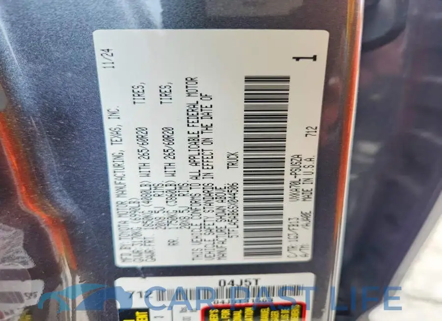 5TFLA5AB6SX044506# 12
