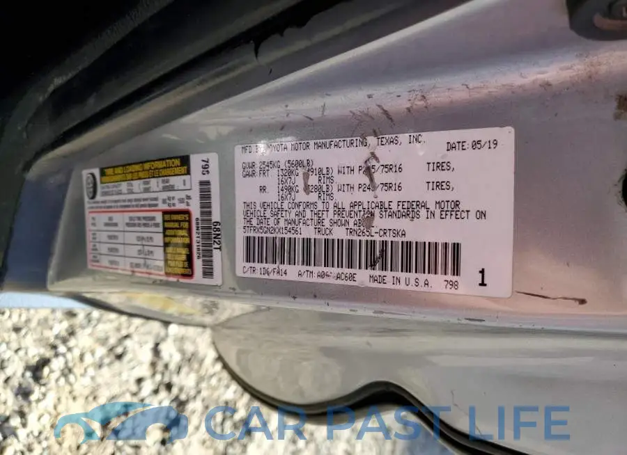 5TFRX5GN2KX154561# 12