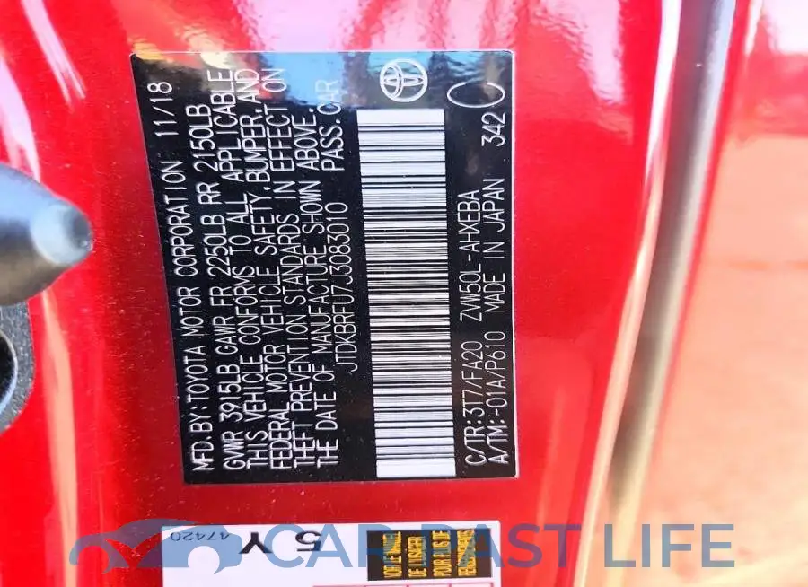 JTDKBRFU7J3083010# 13