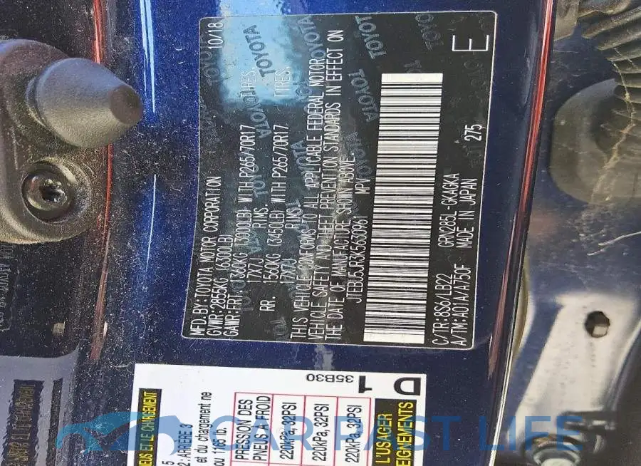 JTEBU5JR3K5630961# 14