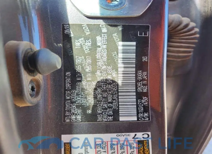 JTEBU5JR6L5745376# 14