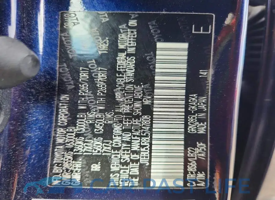 JTEBU5JR8L5747808# 13