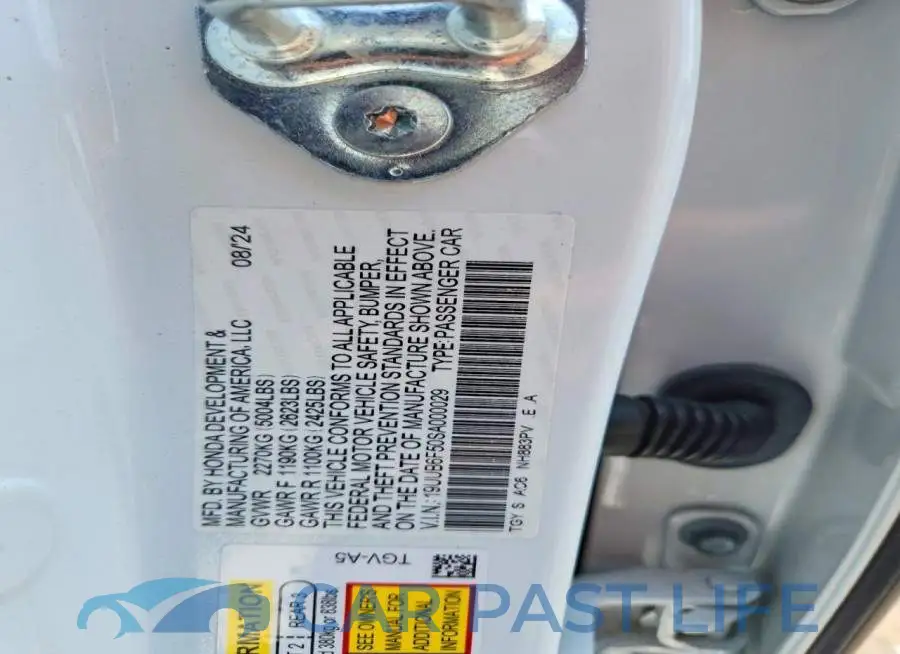 19UUB6F50SA000029# 12