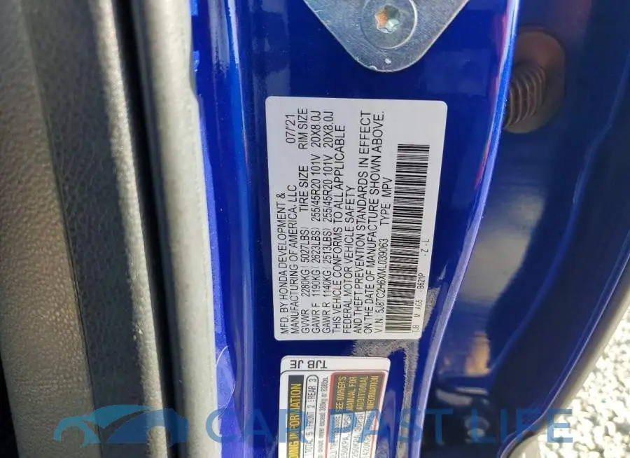 5J8TC2H6XML039063# 13
