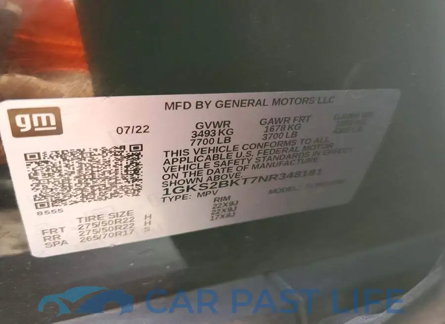 1GKS2BKT7NR348181# 13