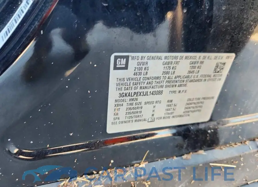 3GKALPEX3JL143088# 13