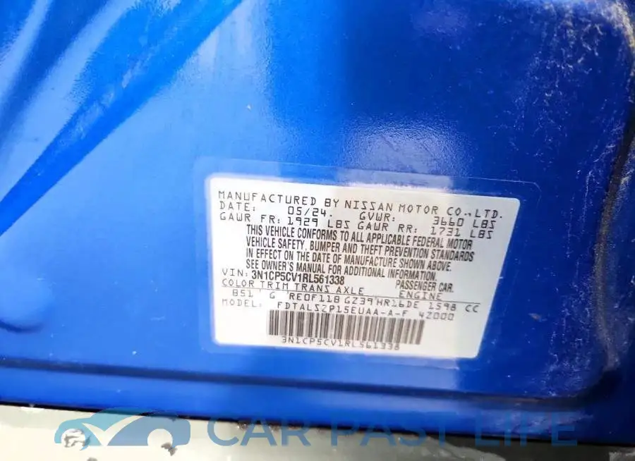 3N1CP5CV1RL561338# 13