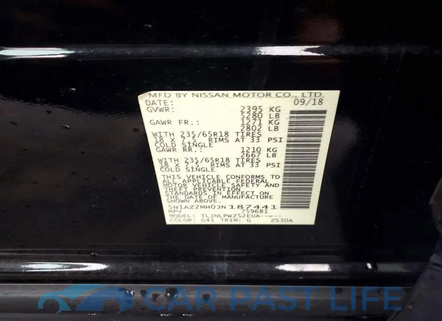5N1AZ2MH0JN187441# 13