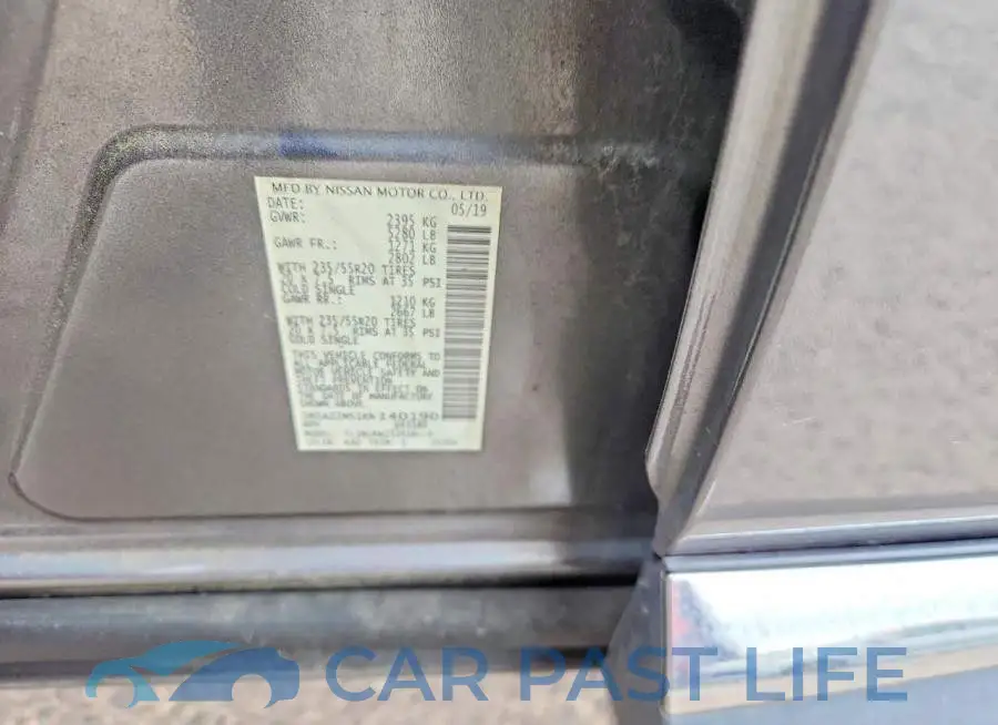 5N1AZ2MS1KN140190# 13