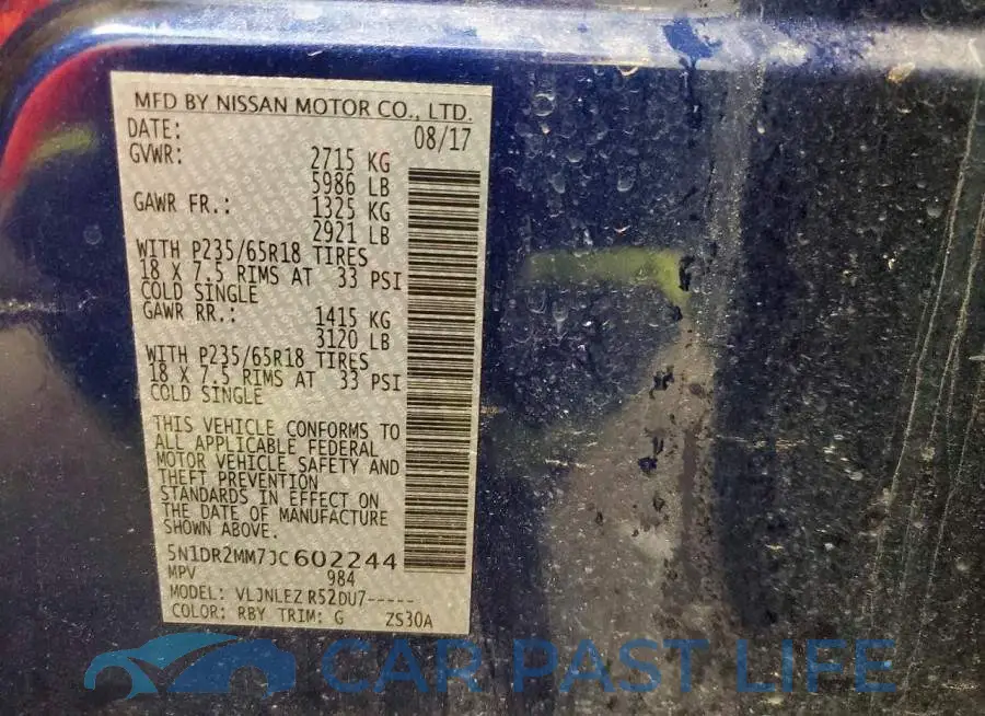 5N1DR2MM7JC602244# 14