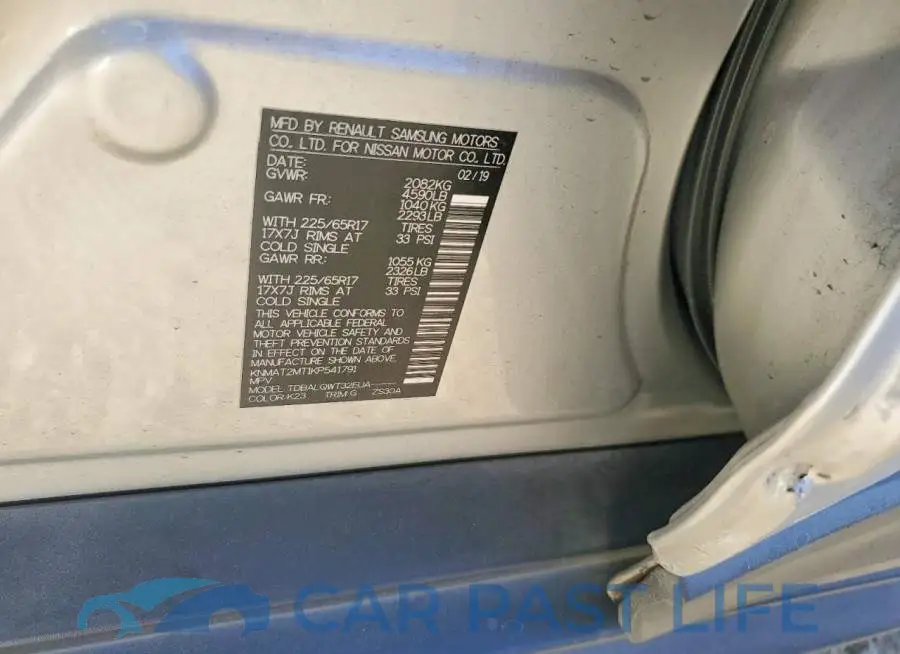 KNMAT2MT1KP541791# 13