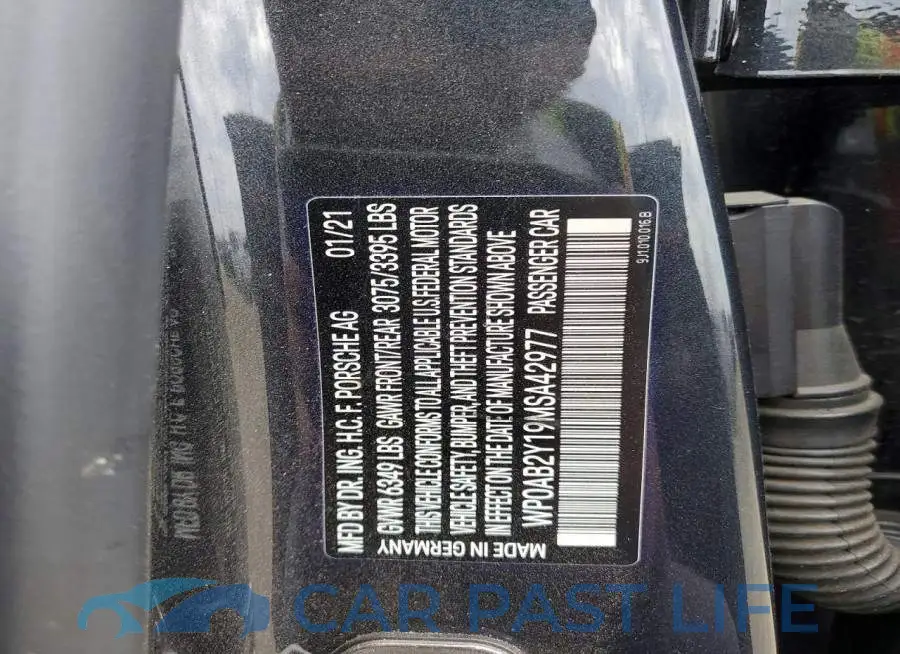 WP0AB2Y19MSA42977# 12