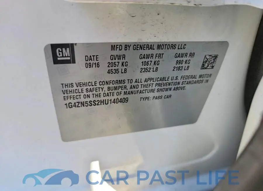 1G4ZN5SS2HU140409# 12