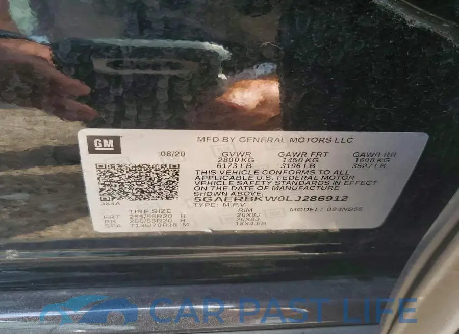 5GAERBKW0LJ286912# 13