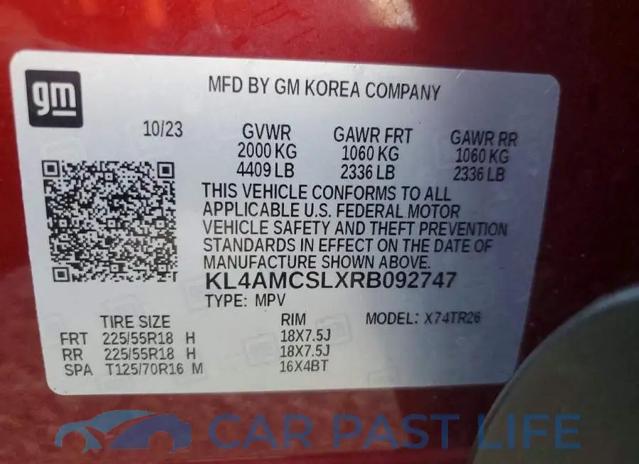 KL4AMCSLXRB092747# 13