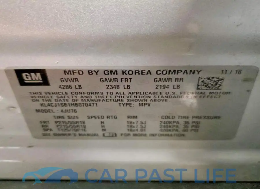KL4CJ1SB1HB070471# 13