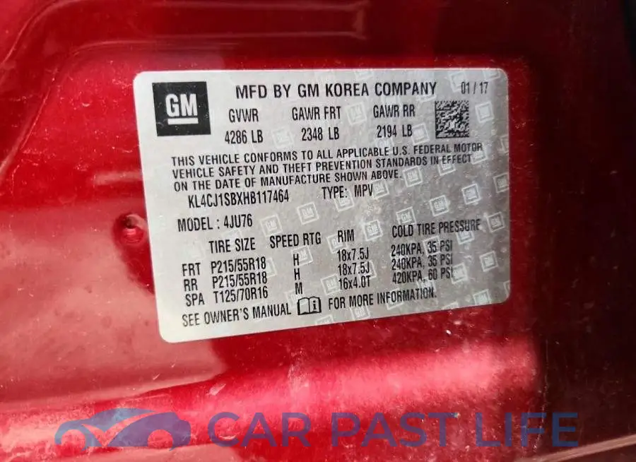KL4CJ1SBXHB117464# 14
