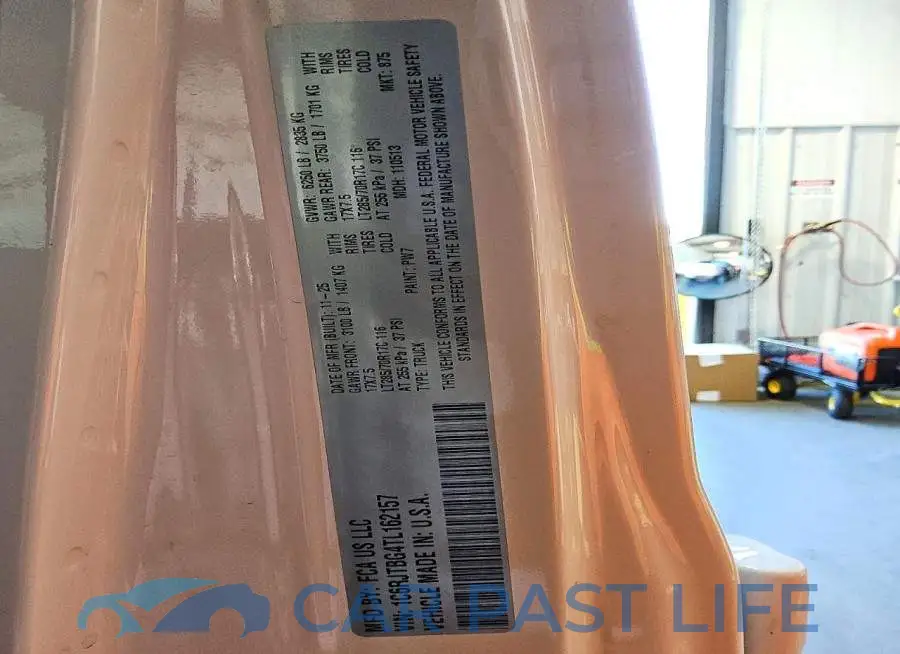 1C6RJTBG4TL162157# 12
