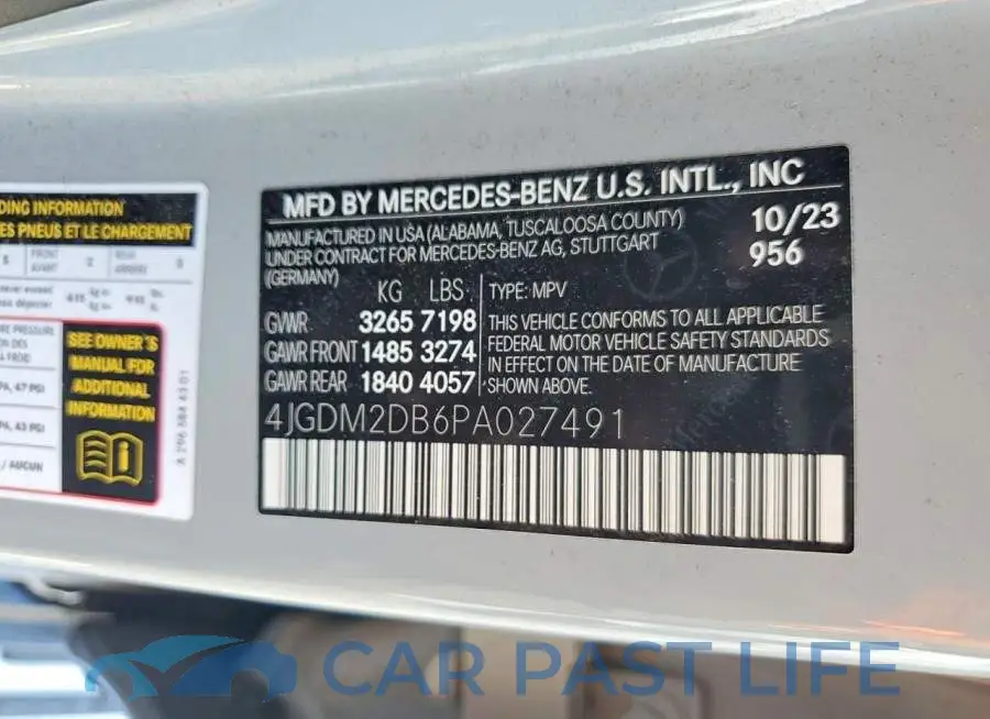 4JGDM2DB6PA027491# 12
