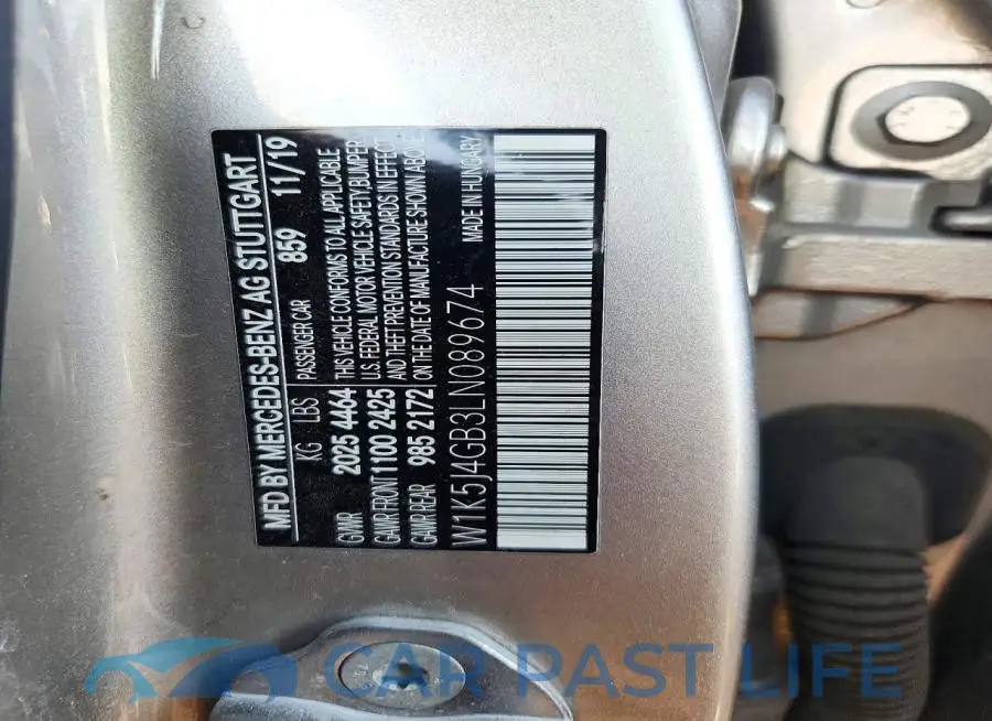 W1K5J4GB3LN089674# 12