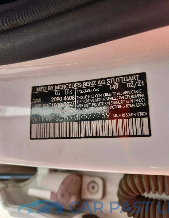 W1KWF8DB5MR627769# 12