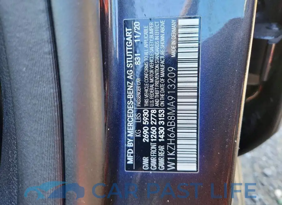 W1KZH6AB8MA913209# 12
