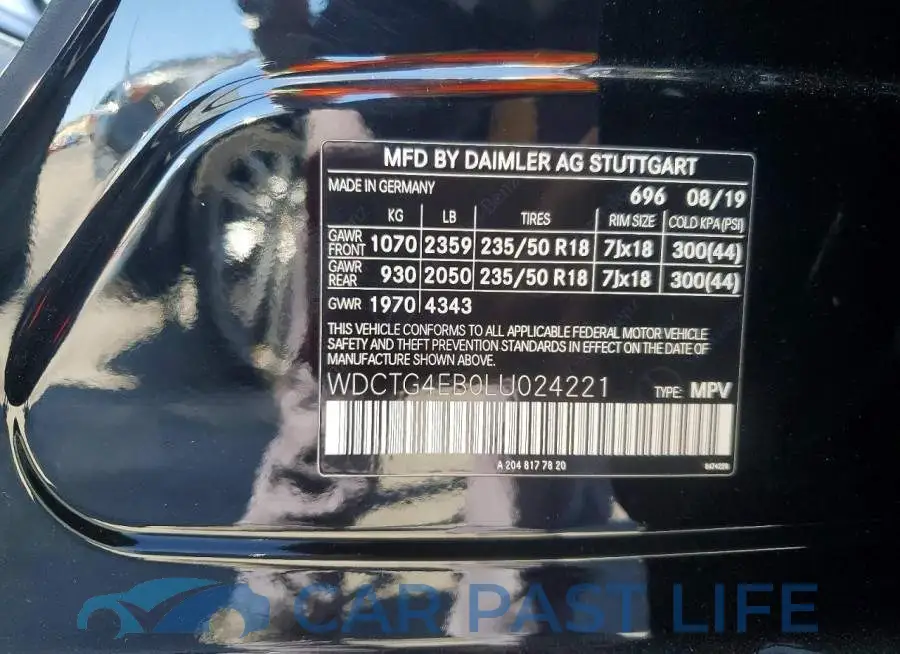 WDCTG4EB0LU024221# 13