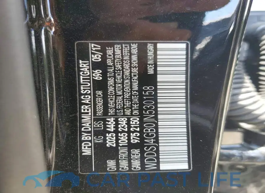 WDDSJ4GB0JN530158# 13