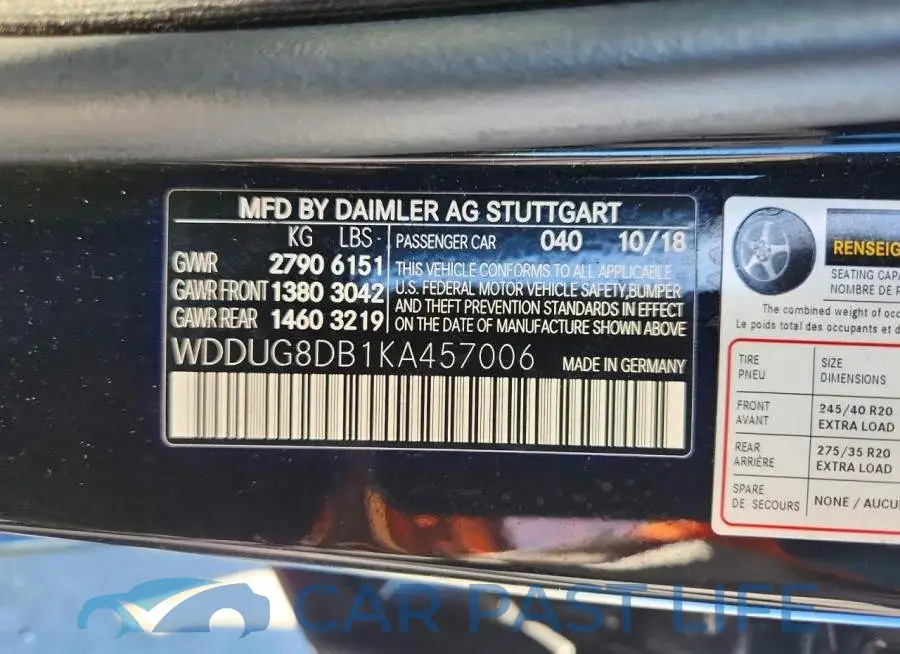 WDDUG8DB1KA457006# 12