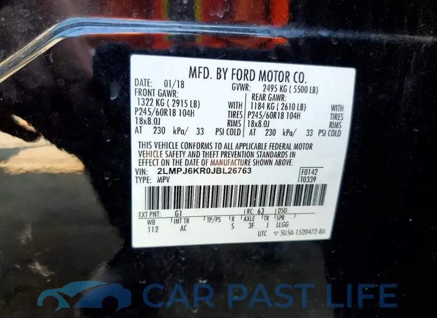 2LMPJ6KR0JBL26763# 14