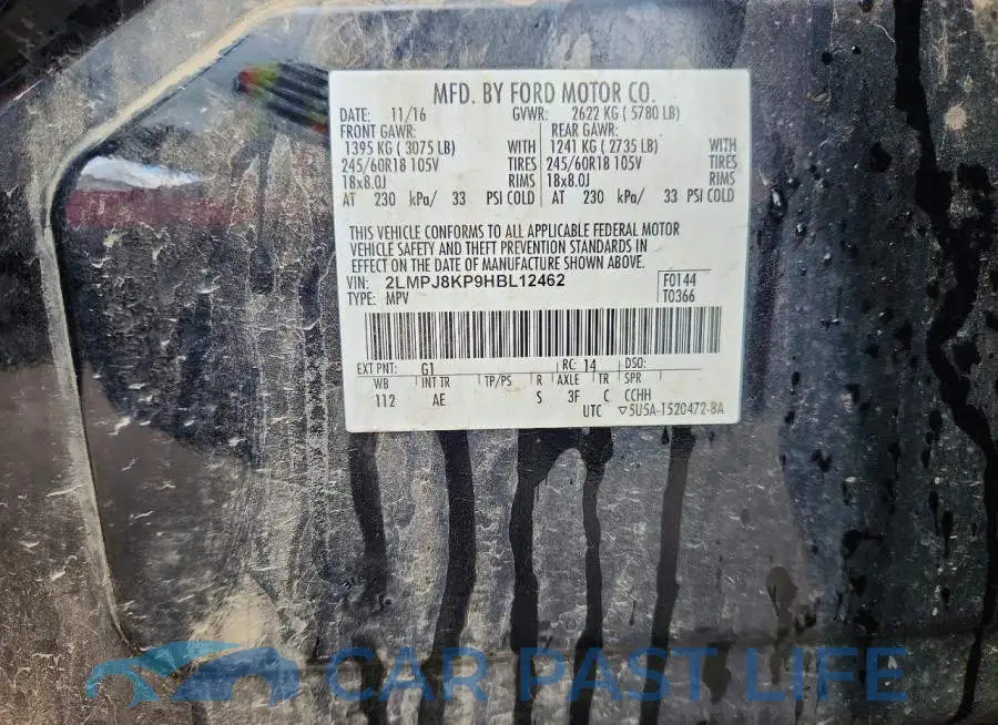 2LMPJ8KP9HBL12462# 12