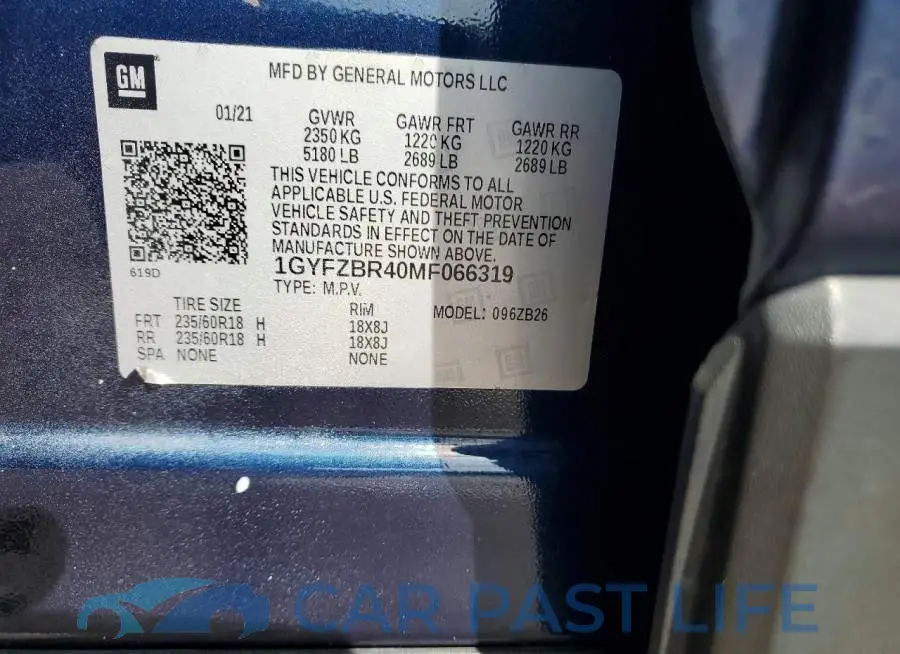 1GYFZBR40MF066319# 13