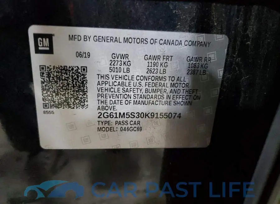 2G61M5S30K9155074# 13