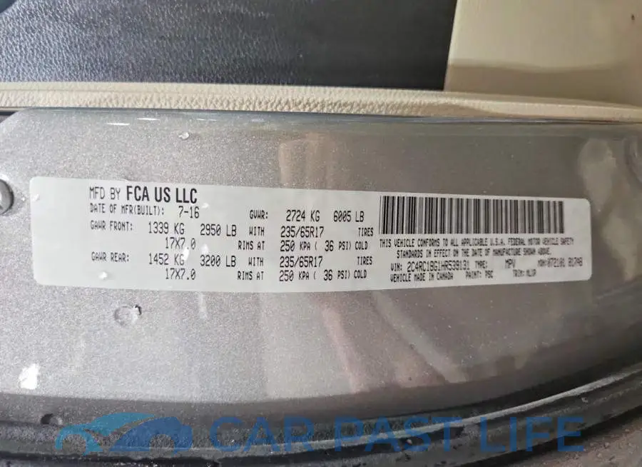 2C4RC1BG1HR539131# 13