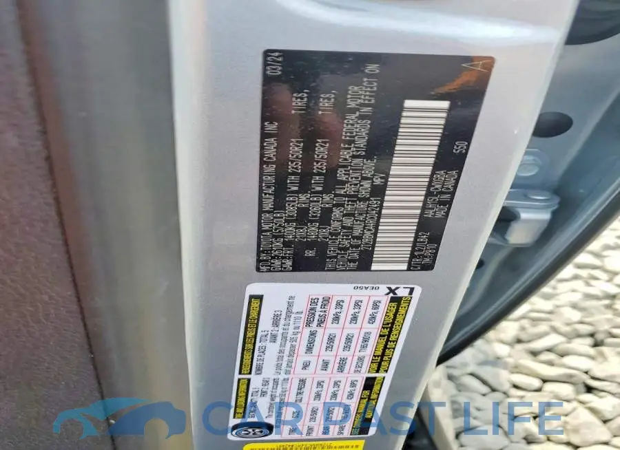 2T2BBMCA4RC042491# 12