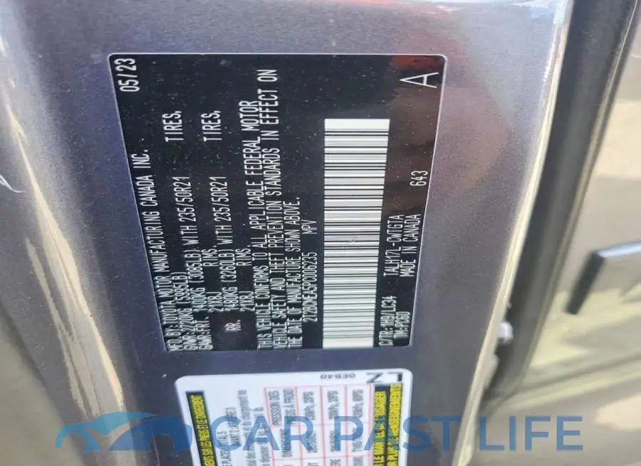 2T2BCMEA5PC006235# 14