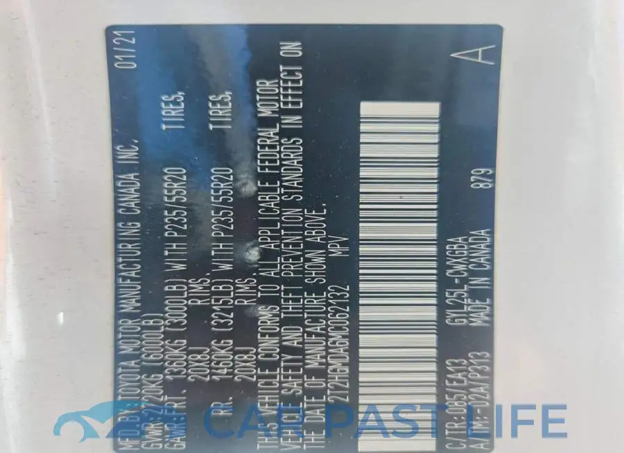 2T2HGMDA6MC062132# 13