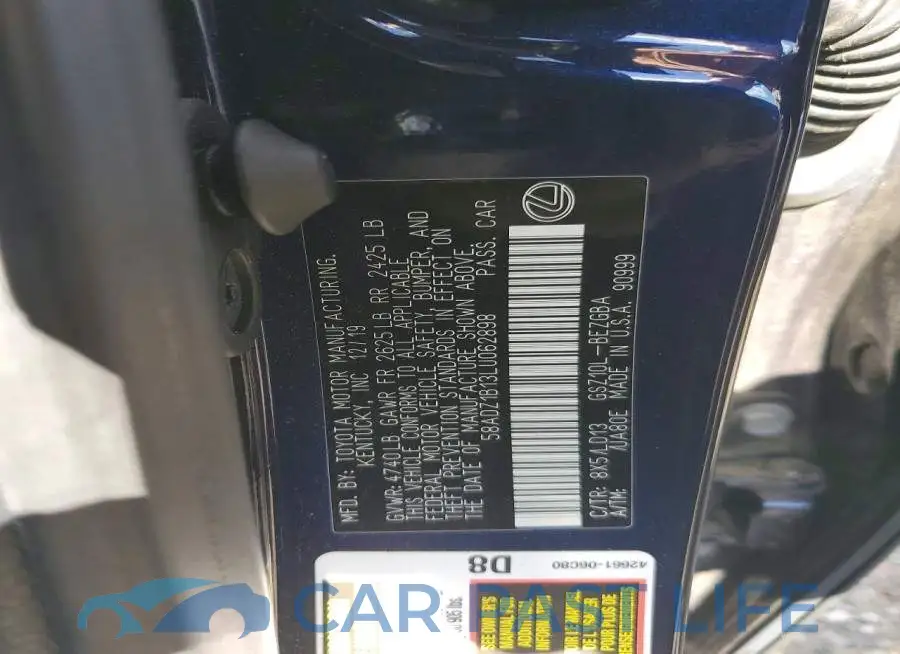 58ADZ1B13LU062898# 12