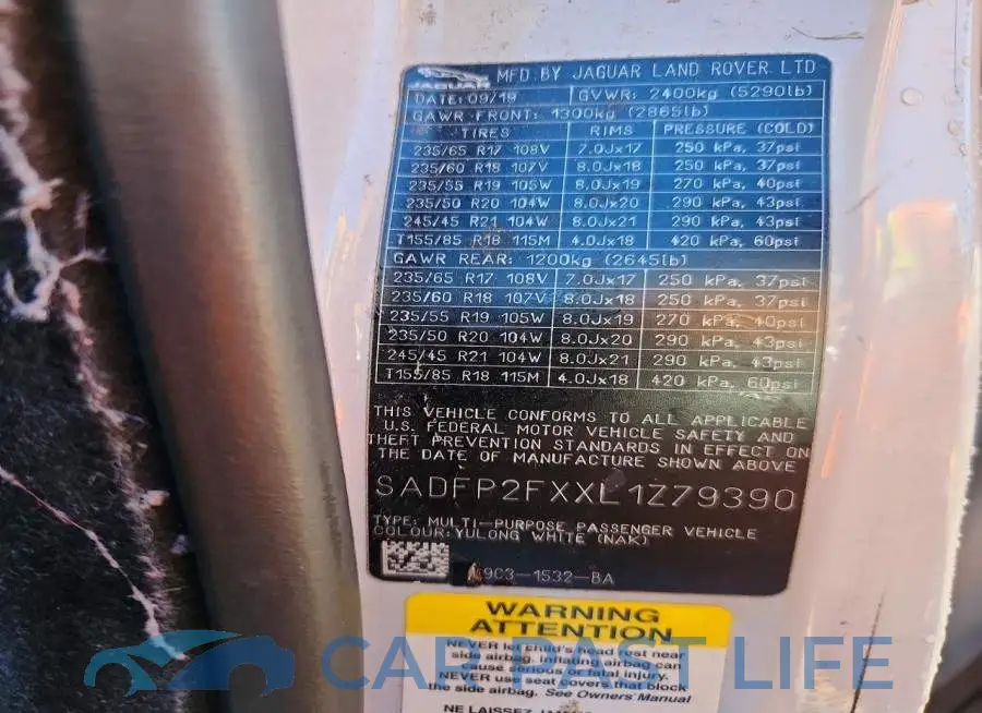 SADFP2FXXL1Z79390# 13