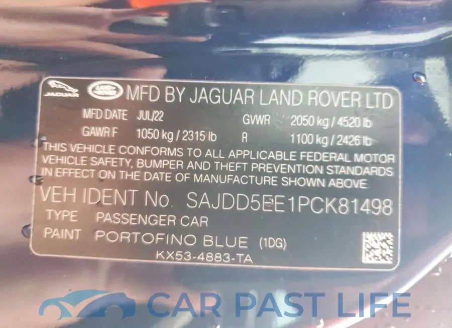 SAJDD5EE1PCK81498# 12