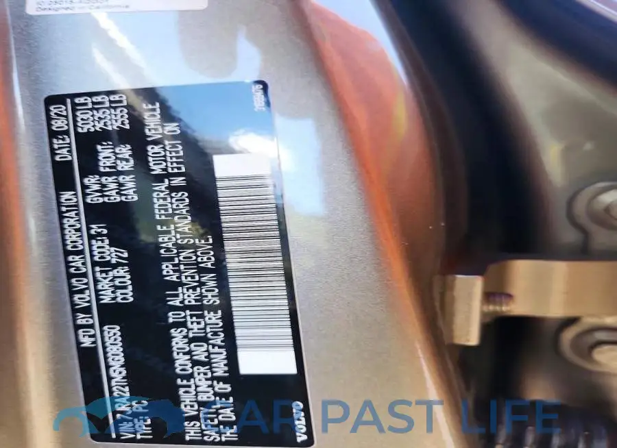 7JRA22TM5MG080550# 12