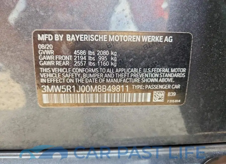 3MW5R1J00M8B49811# 12