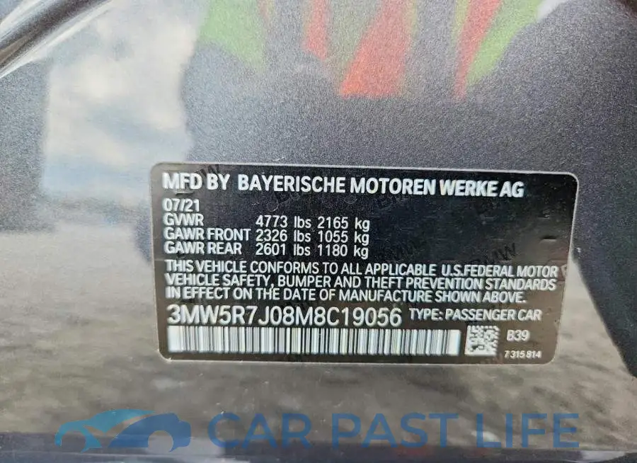 3MW5R7J08M8C19056# 12