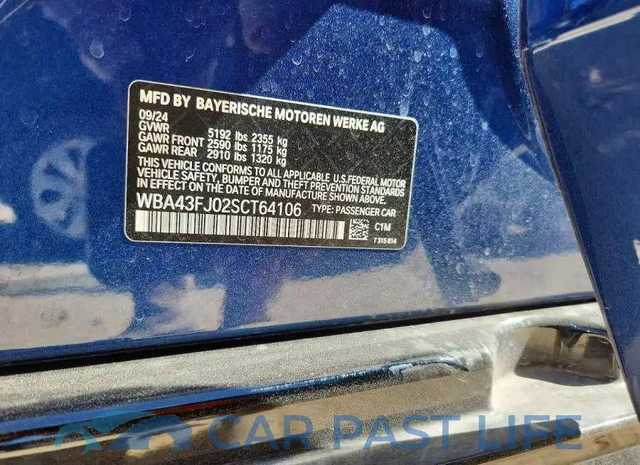 WBA43FJ02SCT64106# 12