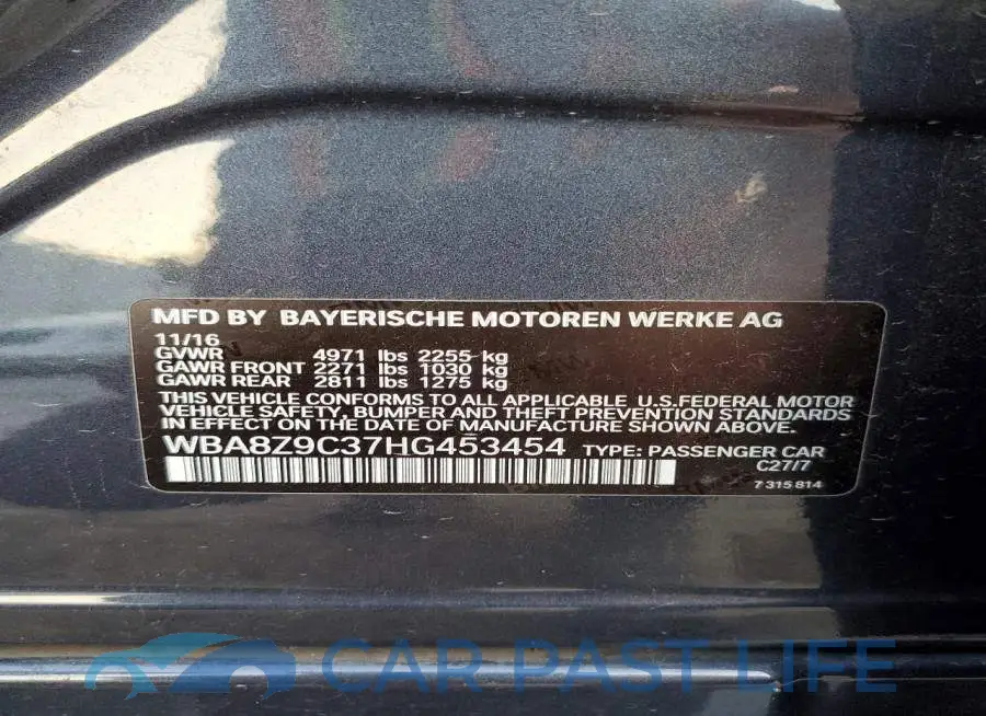 WBA8Z9C37HG453454# 13