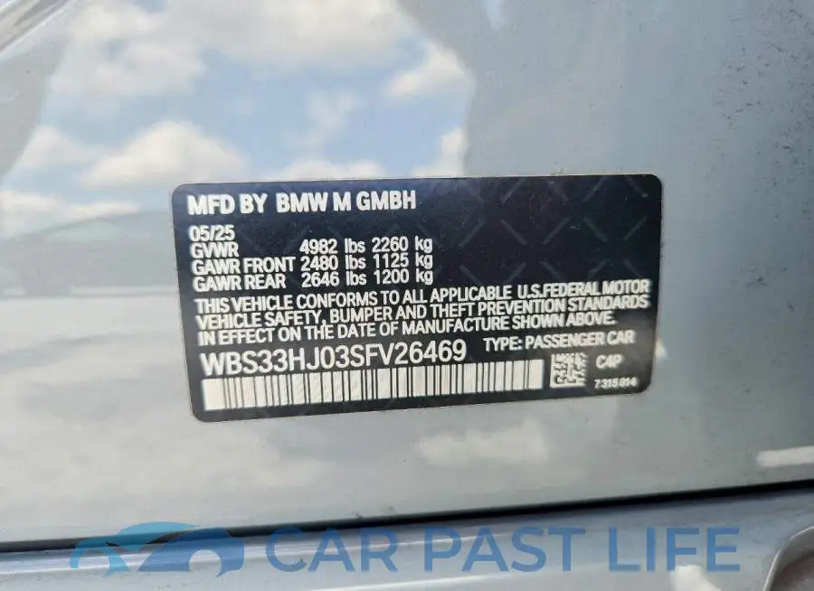 WBS33HJ03SFV26469# 12