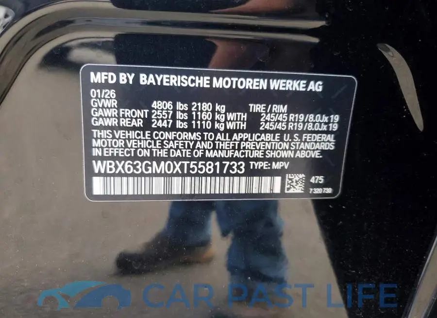 WBX63GM0XT5581733# 12
